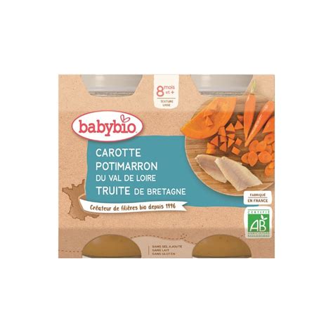 Pot Carotte Potimarron Truite X G Babybio