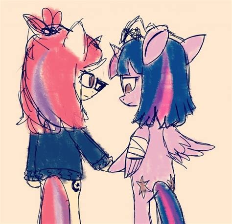 Safe Artist Kusochekcat Moondancer Twilight Sparkle