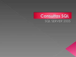 Consultas Basicas En Sql Server 2005 PPT