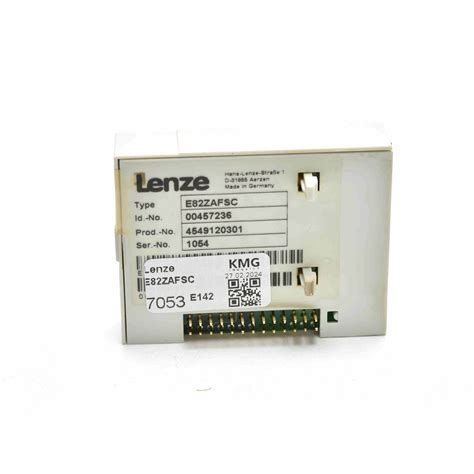 Lenze Funktionsmodul E82zafsc Function Module Used Ebay