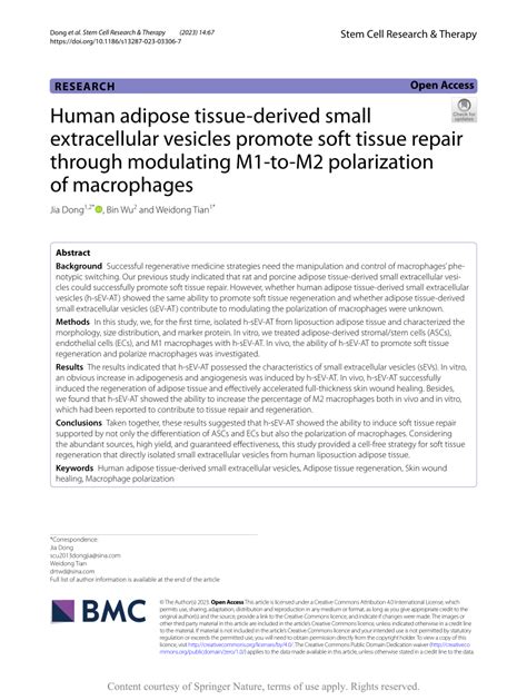 Pdf Human Adipose Tissue Derived Small Extracellular Vesicles Promote