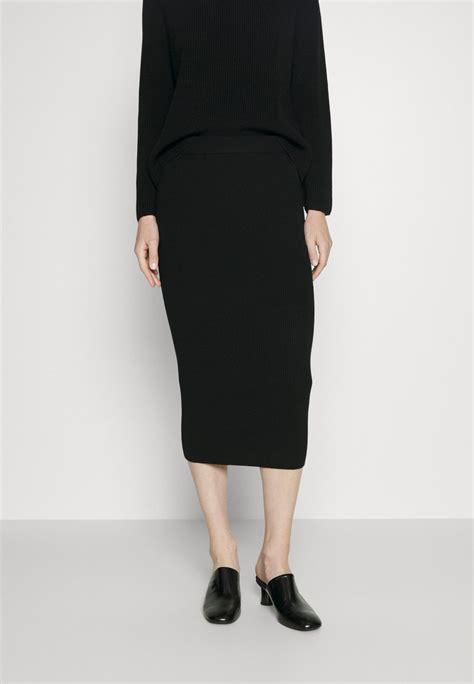 Michael Michael Kors Merino Skirt Pencil Skirt Black Sort Zalando Dk