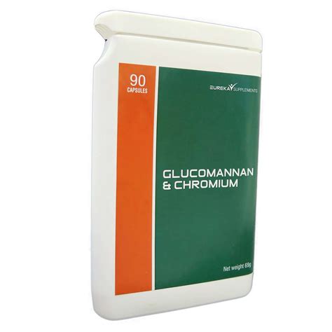 Konjac Glucomannan & Chromium Capsules - Eureka Supplements