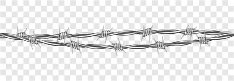 Barbed Wire Seamless Pattern Background Royalty Free Vector