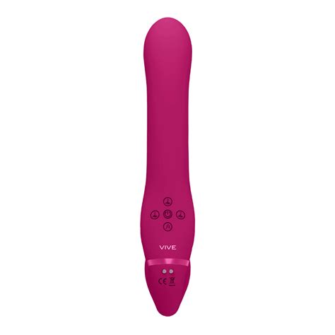 Strapless Strap On Vive Dual Pulse Airwave Rosa Lx Sex Shop