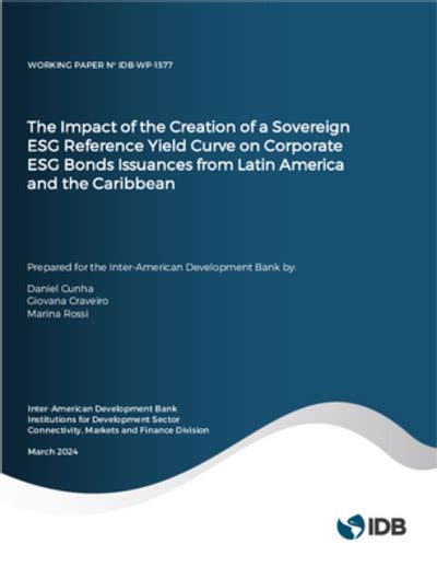 The Impact of the Creation of a Sovereign ESG Reference Yield Curve on Corporate ESG Bonds ...