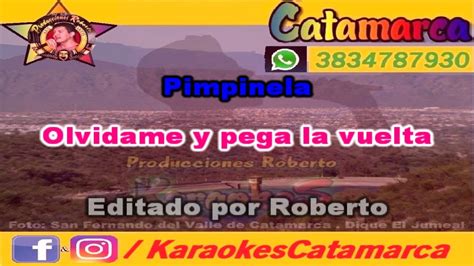 Pimpinela Olvidame Y Pega La Vuelta Karaoke Producciones Roberto Youtube Music