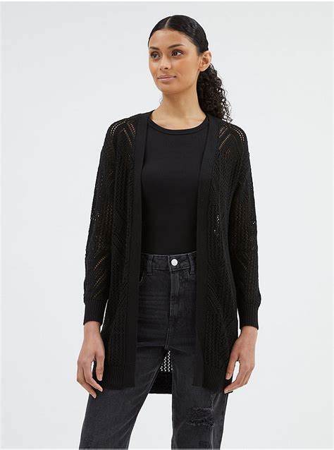 Black Knitted Cardigan Women George At Asda