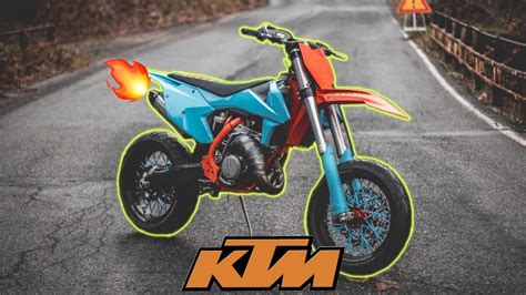 Ktm Sx Motard Test A Fuoco Youtube