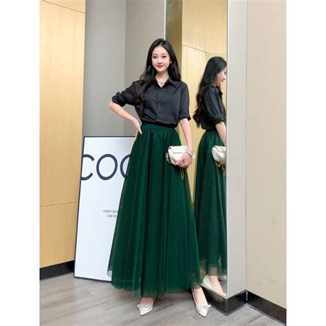 Jual Rok Tutu Import Premium Layers Furing Panjang Bahan Tile