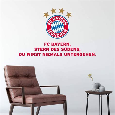 Wall Sticker FC Bayern Club Song Wall Art