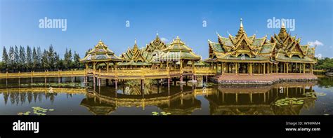 Temples In Ancient City Muang Boran In Bangkok Thailand Stock Photo Alamy