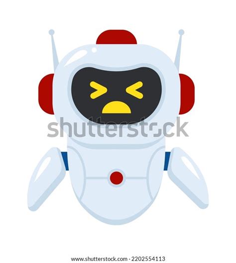 Sad Chatbot Character Support Automated Service Stock Vector (Royalty ...