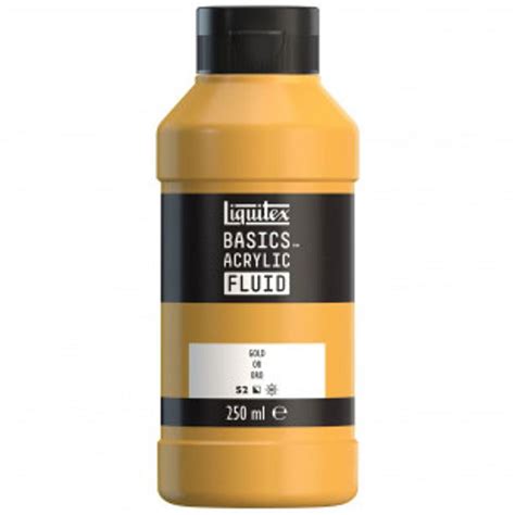 Tinta Acr Lica Liquitex Basics Fluid Ml Gold Tintas Para