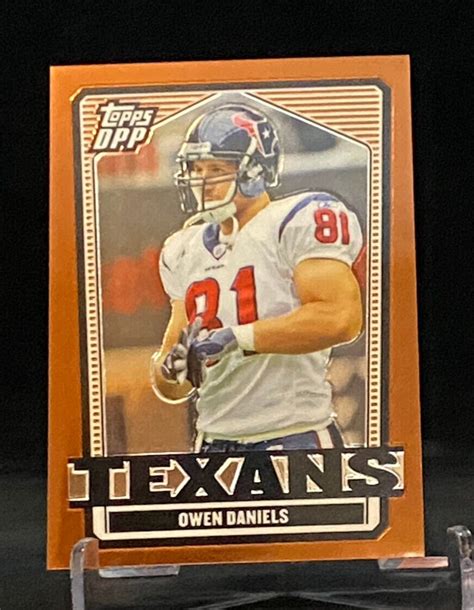 Draft Picks And Prospects Chrome Bronze Owen Daniels Houston