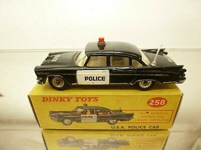 Dinky Toys Dodge Royal Sedan Usa Police Car Dinky Scale Good In