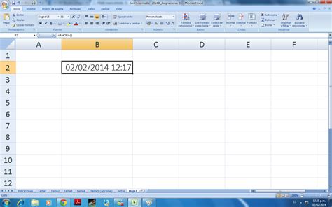 Función Ahora en Excel Funciones De Excel Excel Intermedio