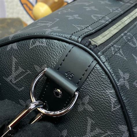 Louis Vuitton Monogram Eclipse Keepall Bandouliere 45