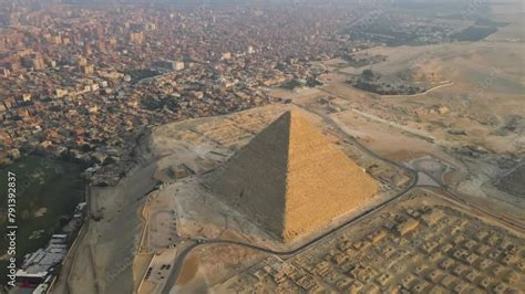 Aerial Perspective Captures The Great Pyramids Of Giza The Pyramids