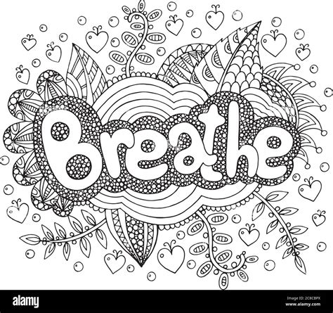 Word Breathe Stock Vector Images Alamy