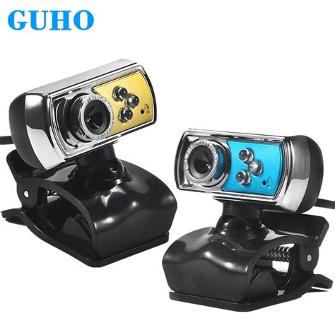 12 MP Webcam HD High Definition 3 LED Webcam USB Camera With Mic Night