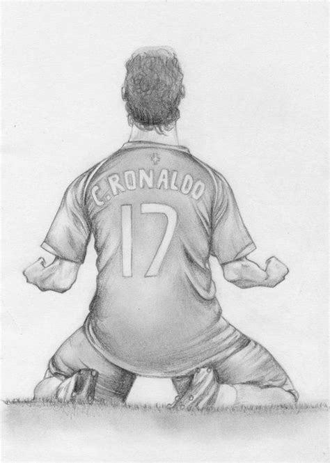 Sketch Cr7 Celebration Drawing | Football Quotes For Life