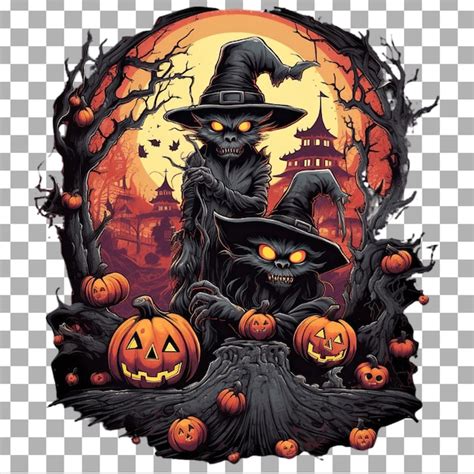 Psd De Demonios Disenos Halloween Plantillas Psd Gratuitas De