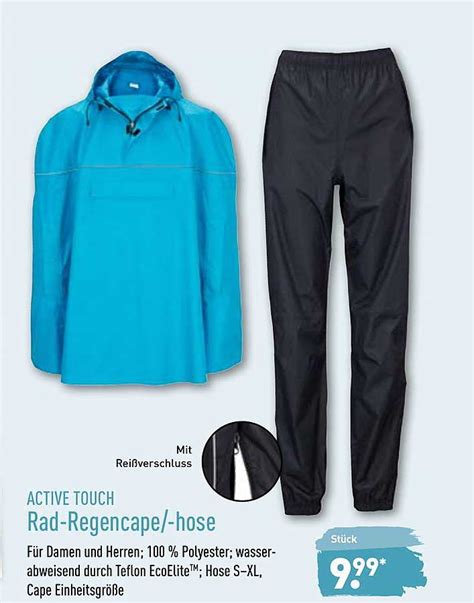 Active Touch Rad Regencape Hose Angebot Bei Aldi Nord Prospekte De