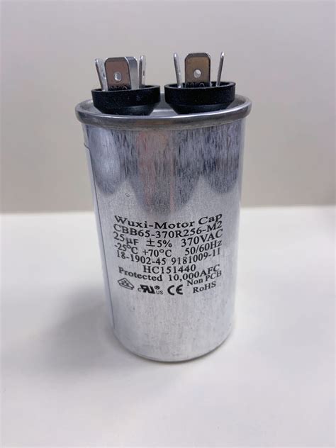 CBB65 370R256 M2 25 UF 370 VAC Capacitor 18 1902 45 9181009 11 HC151440