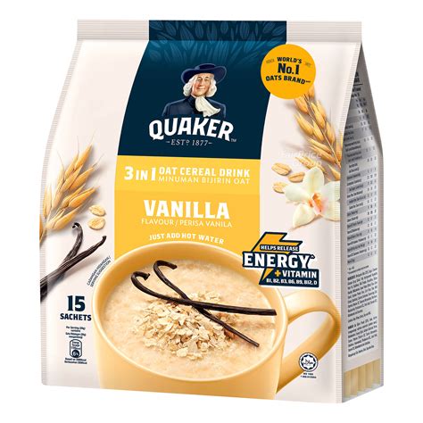 Quaker Oats 3 In 1 Vanilla Oat Cereal Drink NTUC FairPrice