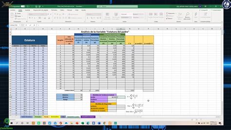 Microsoft Excel Pr Ctica Estad Stica Youtube