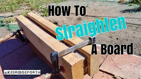 How To Straighten A Board YouTube