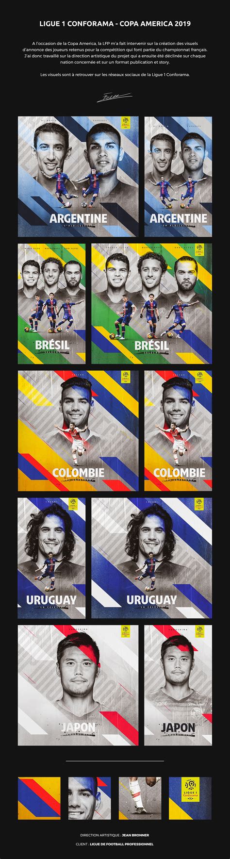 LIGUE 1 CONFORAMA | COPA AMERICA 2019 on Behance