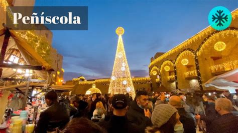 Peñíscola se ilumina Descubre cuándo se encienden las luces de Navidad