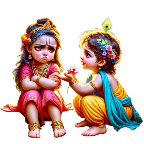 Beautiful Radha Krishna Png Image