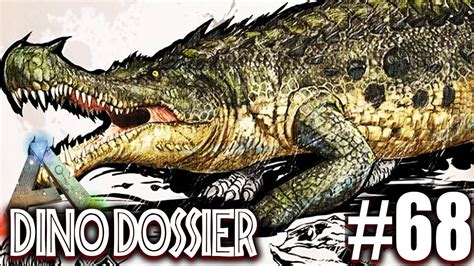 Sarcosuchus El Gran Cocodrilo Potente Dino Dossier Ark