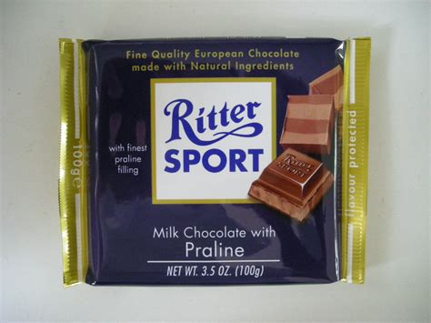 Chocoholic's Confession: Ritter Sport Milk Chocolate with Praline review