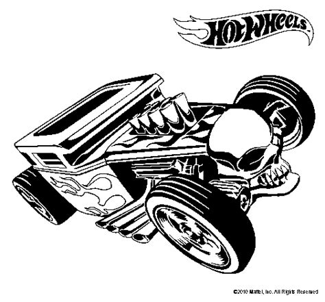 Dibujo De Hot Wheels Para Colorear Dibujos Net