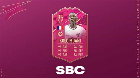 Fifa Sbc Kolo Muani Futties Disponibile Una Nuova Carta Speciale