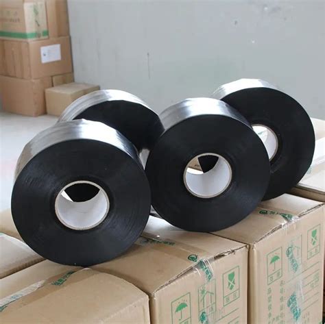 PE Tape Polyethylene Pipe Anti Corrosion Tape Underground Black Pipe