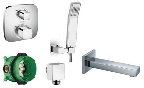 HANSGROHE PODTYNKOWA BATERIA WANNOWA Z TERMOSTATEM 15708000 Cena