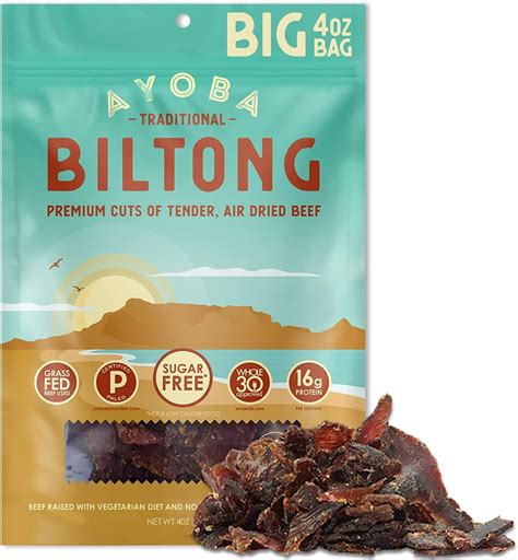 Amazon Brooklyn Naked Tender Air Dried Grass Fed Steak Slices 12 Oz Bag Grocery