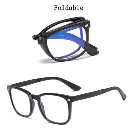 Plier noir Dioptrie 1 50 Lunettes De Lecture Carrées Uv400 Pour