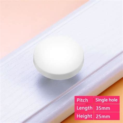 Poignee De Meuble Bouton De Meuble Small Round White Poign Es De