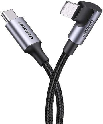 Ugreen A Mfi Usb C Naar Lightning Kabel Pd Met Haakse Hoek M