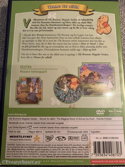 Disney Dvd Ole Brumms Magiske Verden Venner For Alltid Eventyrhuset