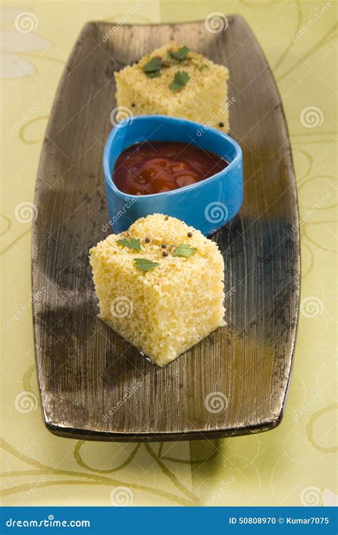 Gujarati Khaman Dhokla Stock Photo Image Of Gujarati