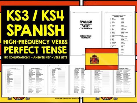 Spanish Perfect Tense Conjugation Practice Teaching Resources