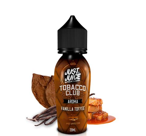 Príchuť Just Juice S V Tobacco Vanilla Toffee Tabák s vanilkou a