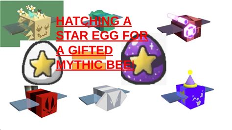 Hatching A Star Egg For A Gifted Mythic Bee Bee Swarm Simulator Youtube